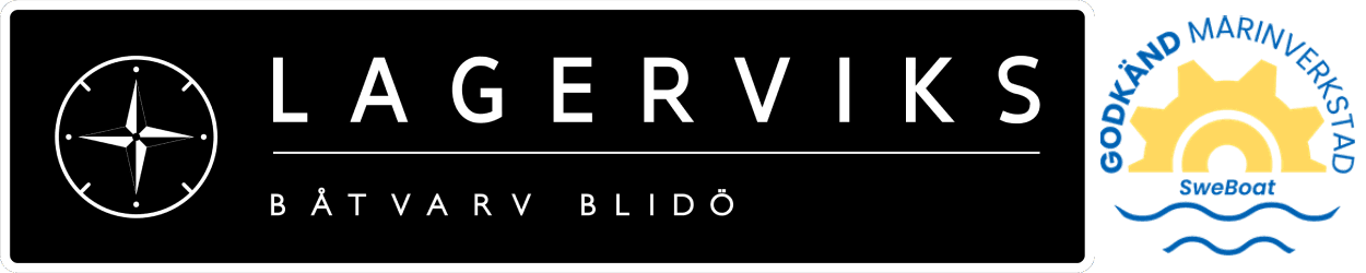 Lagerviks Båtvarv logotyp